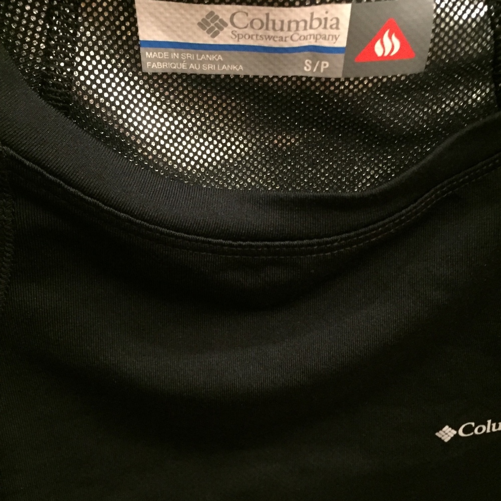 Columbia black omni-shield base layer women (S)
